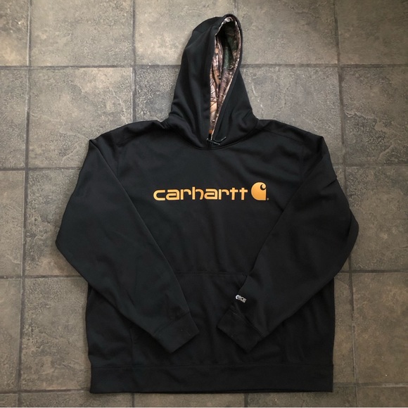 Carhartt Other - Carhartt Hoodie Force Extremes Mens 2XL Camo Lined Hood Signature Logo